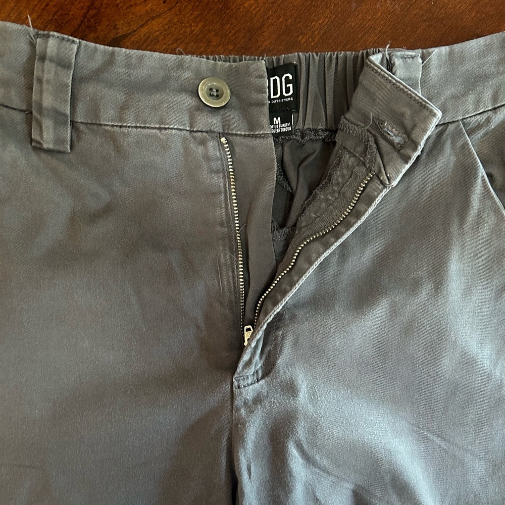 Grey BDG cargo pants with tapered ankle